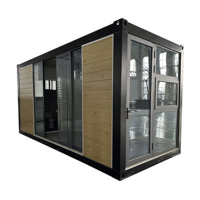 Fácil de montar Casa pré-fabricada de alta resistência ao vento Personalizável Flexível montar painel de sanduíche de aço Container de vida