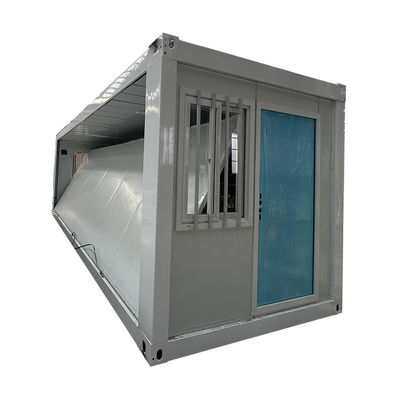 Multifunção Profissional 40 Ft Casa Prefabricada Container dobrável Casa Painel Sandwich Design estilo contemporâneo