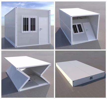 Cores personalizadas 20 40 Ft Container de instalação rápida Casa de contêineres dobrável pré-fabricada para escritório e resistente a furacões