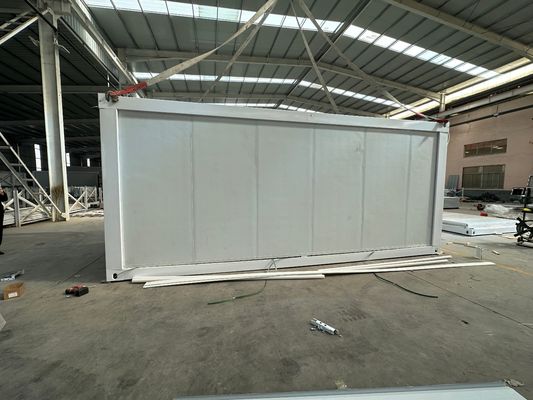 Painel Sandwich de baixa manutenção 20 40 ft impermeável Modular pré-fabricado Estrutura de aço Posicionamento Container Casa para oficina