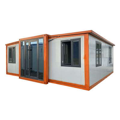 Casa de contêineres prontamente construída de 2 quartos portátil pré-fabricada e expansível para edifícios de escritórios