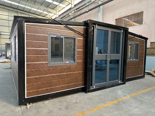 Janela de alumínio 3 quartos portátil pré-fabricado casa de contêineres expansível para quartos ao ar livre proteção ambiental reciclar