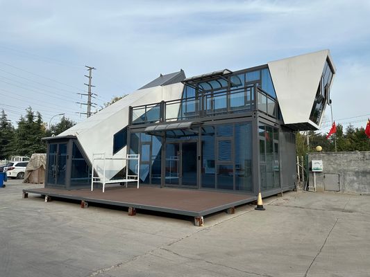 20ft 40ft Luxe Villa Casa pré-fabricada Container pré-fabricado Casa pequena personalizada para pedidos personalizados