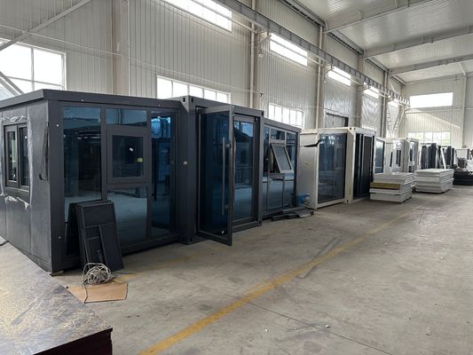 Estilo de design moderno Casa pré-fabricada mobiliada Quadro de aço Residencial Personalizado Casa de contêiner móvel expansível