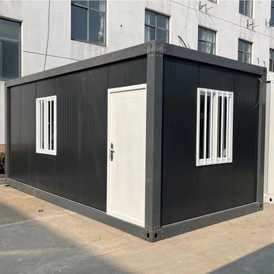 Casa de contêineres removível 20ft 40ft poupança de energia de baixo carbono estrutura de design modular aço casas modernas para a indústria hoteleira