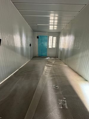20/40 ft Reservatório dobrável à prova d'água Casa de layout personalizado Casa pré-fabricada para acomodação de trabalhadores de acampamento