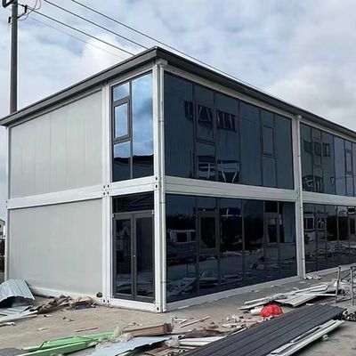 Casa de contêineres removível com opção de cores personalizadas