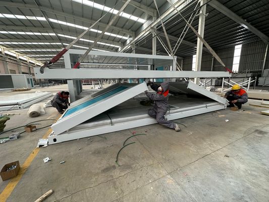 20FT/40FT Casa Modular Personalizada Confortável Container Dobrável com Isolamento térmico e acústico com poupança de energia de baixo carbono