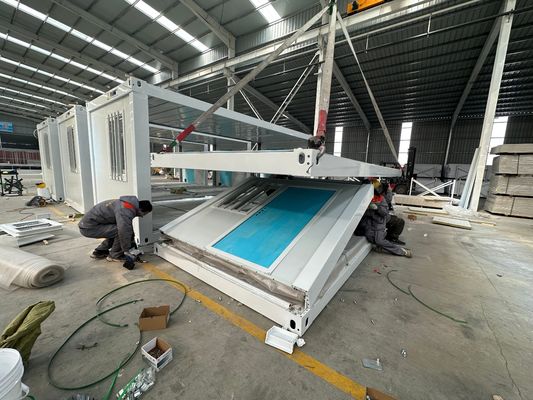 Instalações de lazer personalizáveis Casa de contentores com banheiro Branco ou cor personalizada Acessível e fácil de montar