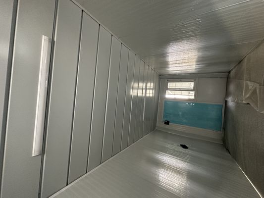 Casa de contêineres dobráveis de aço modular e portátil estilo de design eclético
