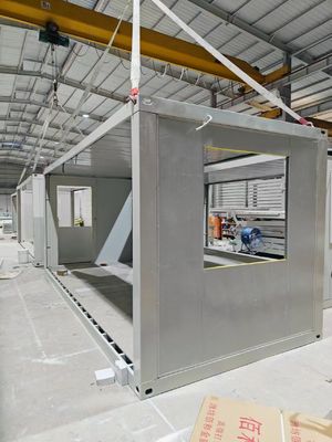 Casa de guarda escritório dobrável clássico luxo pré-fabricado pequena casa de contêiner pré-fabricado com 70% de vantagem de economia de tempo
