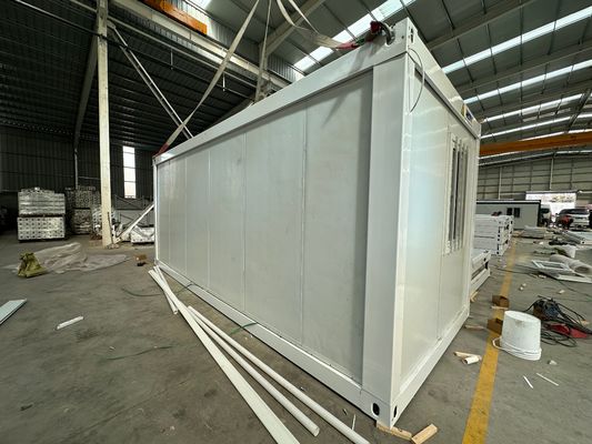 Casas modulares impermeáveis a incêndio resistentes a choques Casas de contêineres dobráveis flexíveis com design flexível