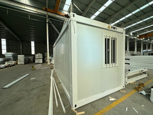 Casas modulares impermeáveis a incêndio resistentes a choques Casas de contêineres dobráveis flexíveis com design flexível