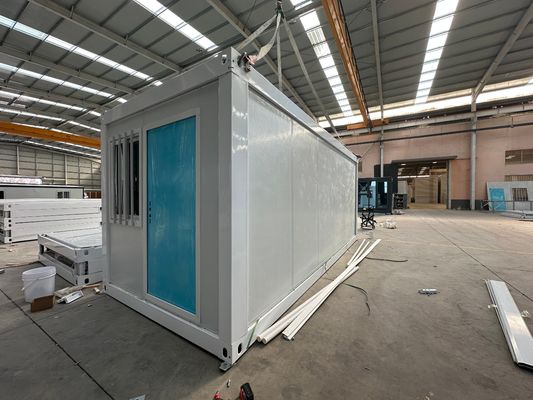 Casas modulares impermeáveis a incêndio resistentes a choques Casas de contêineres dobráveis flexíveis com design flexível