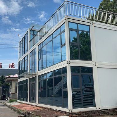 Casa de contêineres desmontável Casa de módulos pré-fabricada com estrutura de estrutura de aço galvanizado