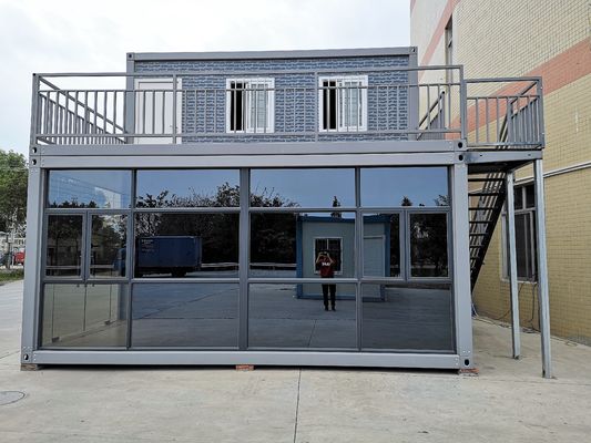 Estrutura de estrutura de aço galvanizado fácil de instalar Casa de contêineres desmontável para hotéis Resort Habitação Habitação