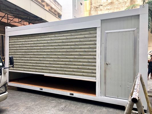 Casa de madeira de luxo de cor personalizada Hotel pré-fabricado 3 quartos e 4 quartos Casa Kit de 20 pés pré-fabricada Casa de contêiner de pacote plano