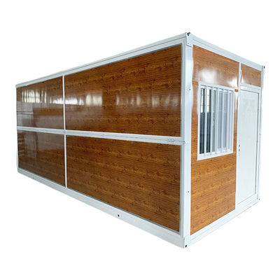 Instalação de montagem flexível Casa de contêiner dobrável moderna com painel de sanduíche
