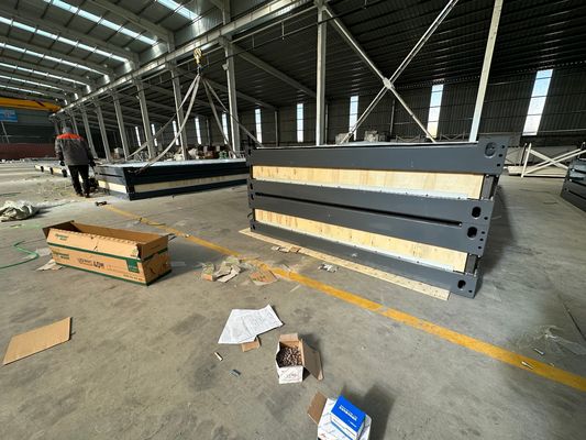 40ft 20ft Instalação rápida Container de armazenamento de embalagem plana para escritório Container de alta classificação de vento Casa Casas em branco