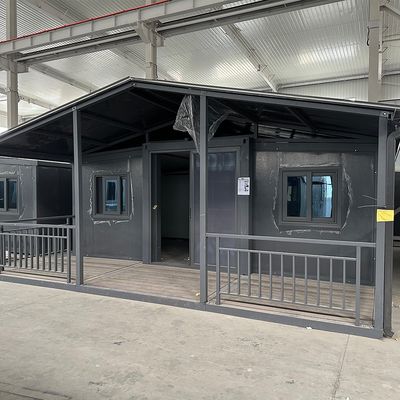 Construção rápida de casa móvel portátil de cor personalizada contêiner extensível para vida moderna ao ar livre