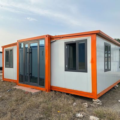 Casa expansível de contêiner móvel de 30 pés A estrutura de aço ecológica pré-fabricada para moradia multifuncional