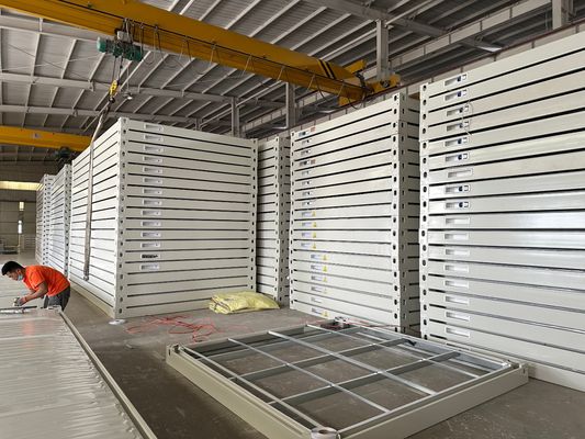 Boa Instalação Rápida Casa Portátil Escritório Container Casa com Painel Sandwich e personalizado