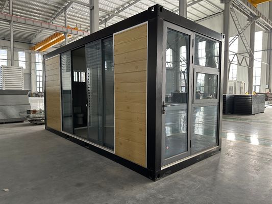 Casa de contêineres com design quadrado personalizado e fácil instalação