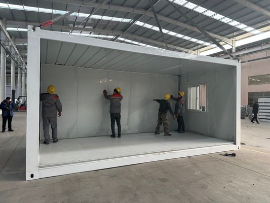 Casa de contêiner dobrável de cor personalizada Modular de luxo Casa de módulo miniatura pré-fabricada