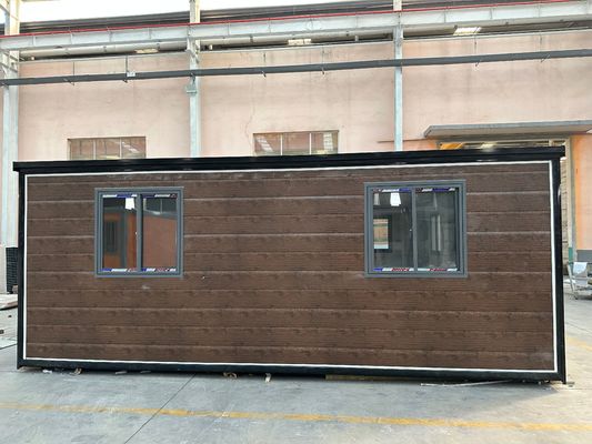 Casa de contêiner de 20 pés expansível com cozinha Design moderno totalmente mobiliado 2 quartos Portable Living de personalizado