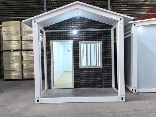 Porta de segurança Casa de contêineres modular exterior com cor personalizada e teto à prova d'água
