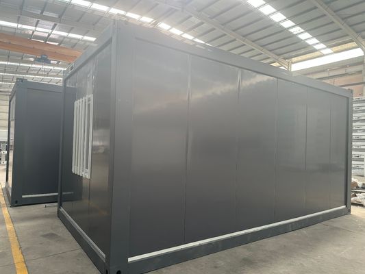 Quadro de aço galvanizado Casa de contêineres destacável Villa com estilo de design contemporâneo e montagem rápida