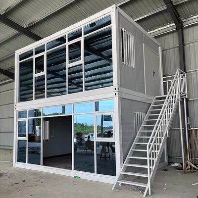 3 quartos Eco-friendly Modular Prefab Detachable Container House com Carport e design respirável