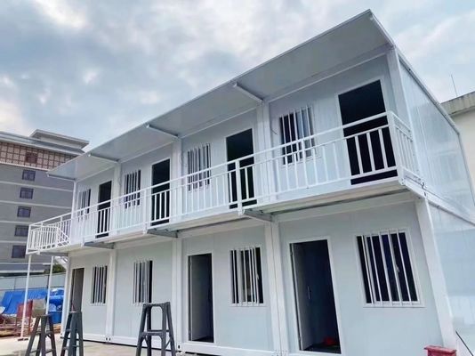 Casa de contêineres destacável em estilo de design pós-moderno e competitiva com características respiráveis