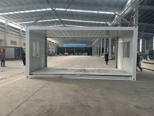 Espessura padrão Casa de contêineres de dois andares Casa de contêineres de 40 pés Casa pré-fabricada Prefabricada dobrável Casa pequena