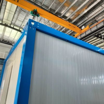 Mini-casa pré-fabricada desmontável com material de parede personalizado 50 mm EPS / Rockwool e montagem fácil