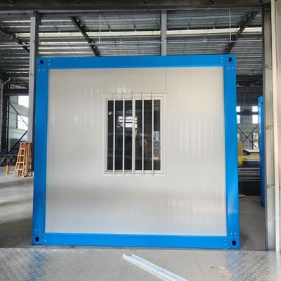 Mini-casa pré-fabricada desmontável com material de parede personalizado 50 mm EPS / Rockwool e montagem fácil