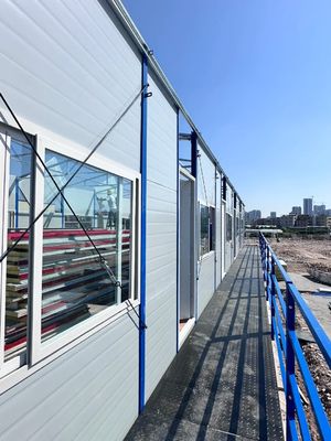 Painel de sanduíche e estrutura de aço leve pré-fabricado Casa de vila para habitação de luxo no mercado do México