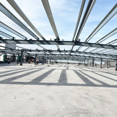 Q235/Q355 Oficina de armazenagem de aço pré-fabricada com desenho de engenheiro profissional e fácil instalação