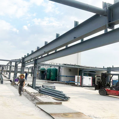 Dimensão personalizada Construção rápida Edifícios de armazém de aço Vantagens Instalação rápida