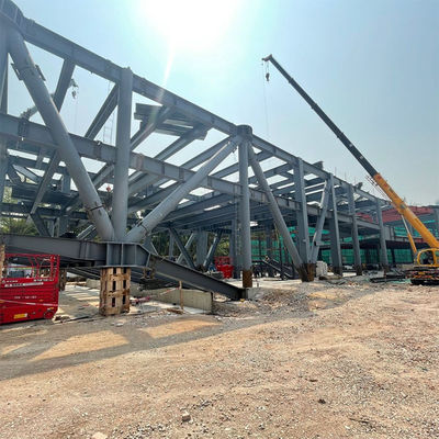 Armazém pré-fabricado de estruturas de aço com instalação fácil e janela de liga de alumínio