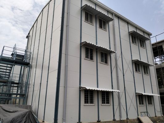 Porta de segurança de aço Casas pré-fabricadas EUA Protecção do meio ambiente Reciclar pequenas casas