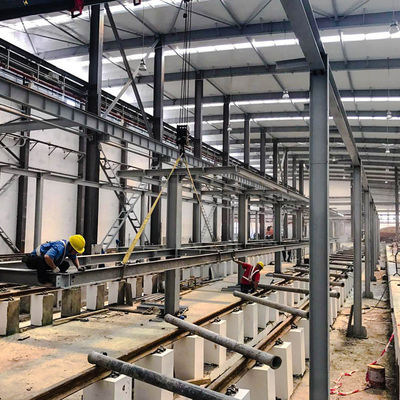Fornecimento direto Fácil Instalar Oficina de aço Construir Portão de aço Armazém Armazém pré-fabricado Estrutura de aço Edifício