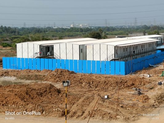 Casas pré-fabricadas personalizadas fabricadas em estufas e estrutura de aço leve para o mercado de Bangladesh