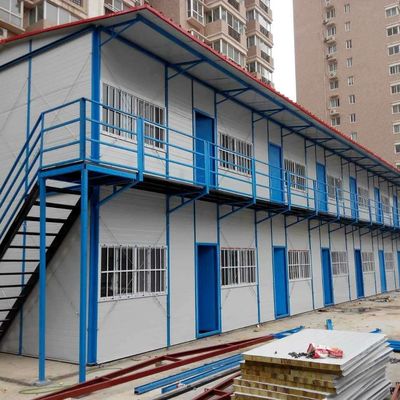 Casas pré-fabricadas personalizadas fabricadas em estufas e estrutura de aço leve para o mercado de Bangladesh