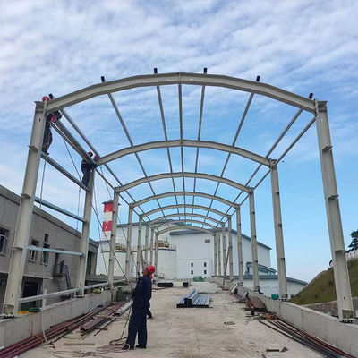 Fornecimento direto Casas modulares pré-fabricadas Instalação fácil Estrutura de aço Armazém com cor personalizada