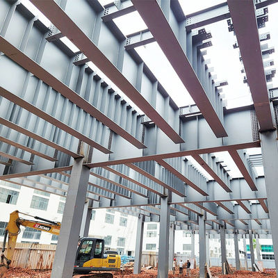 Facilidade de instalação Estrutura de aço pré-fabricada Armazém de metal com aço leve Q345 Q235 Quadro principal e serviço de corte