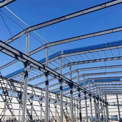 Instalação rápida Vantagem Estrutura de aço Armazém Oficina de pré-fabricação de grande comprimento
