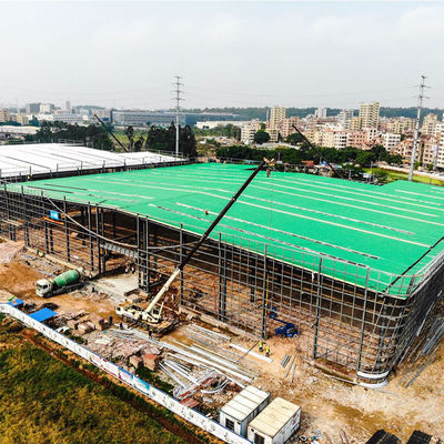 Instalação rápida Vantagem Estrutura de aço Armazém Oficina de pré-fabricação de grande comprimento