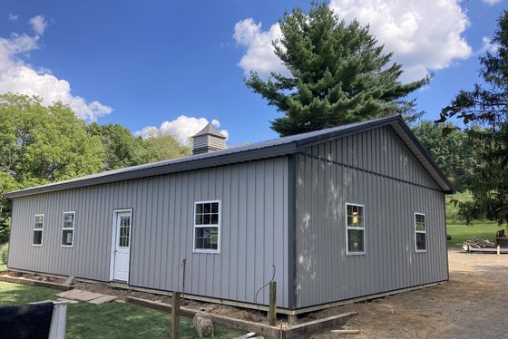 Armazém à prova d'água à prova de furacão Casa Modular Modular Metal Prefabricado Estrutura de Aço Edifício Bom Personalizado