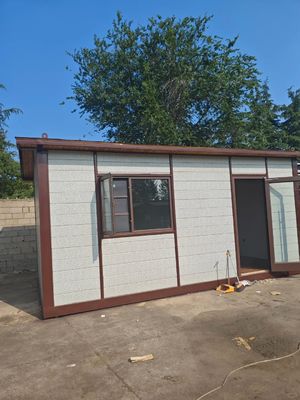Casa de cápsula pré-fabricada com estrutura de aço leve